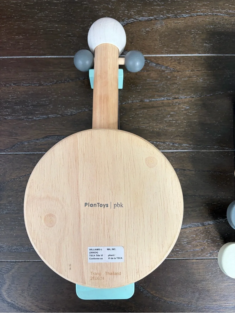 PlanToys x Pottery Barn Kids Wooden Banjo and Xylophone Set